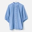 [le ciel de HARRISS] Volume Sleeve Mini Collar Shirt