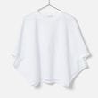 [RaPPELER] Cocoon-style T-shirt_White(01)