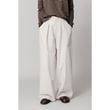 [RaPPELER] One-Tuck Wide-Leg Pants_Off white(02)