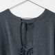 [Harriss] Cotton Cashmere 2WAY Ribbon Cardigan_Charcoal gray(81)