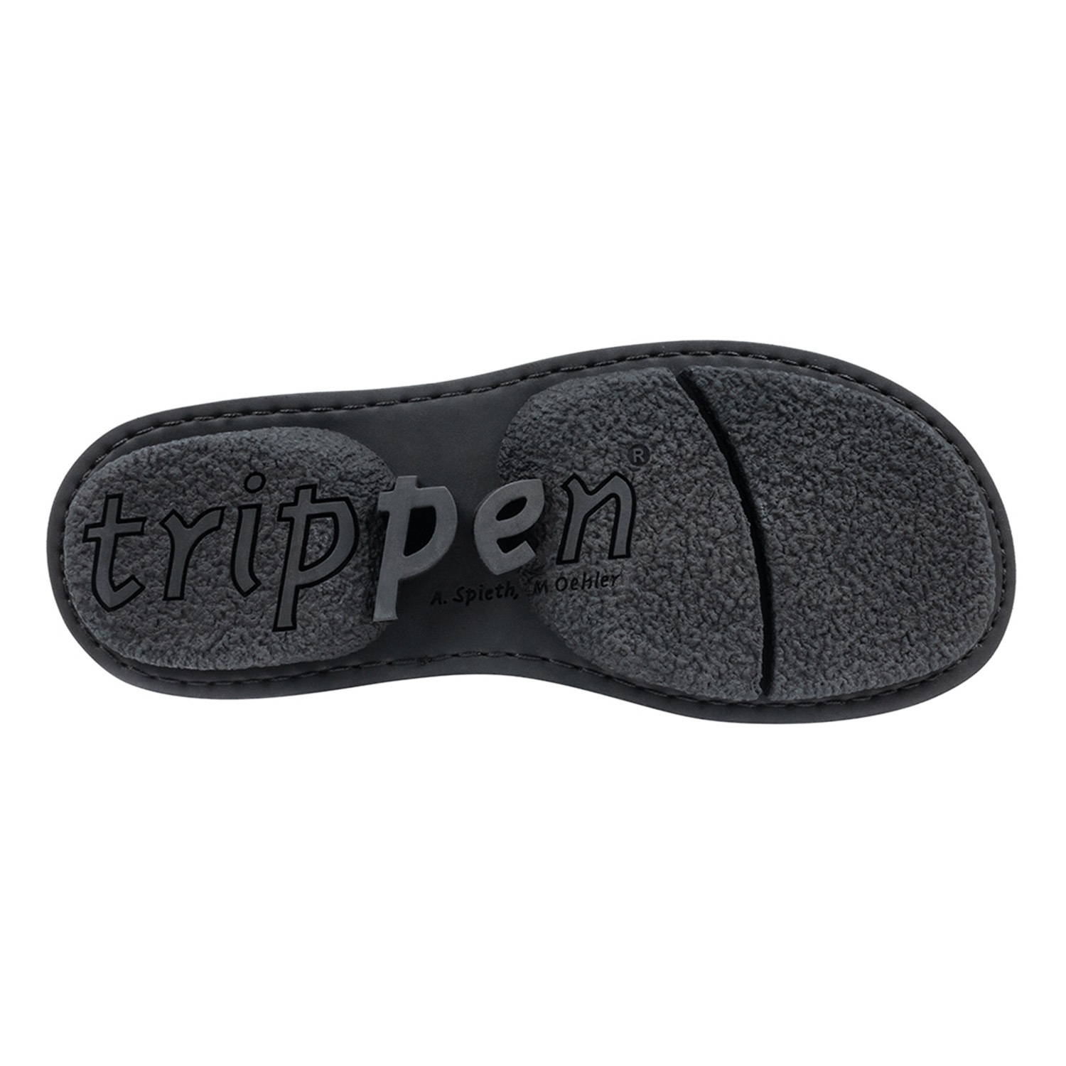 [trippen] Runner m ( black-sat )