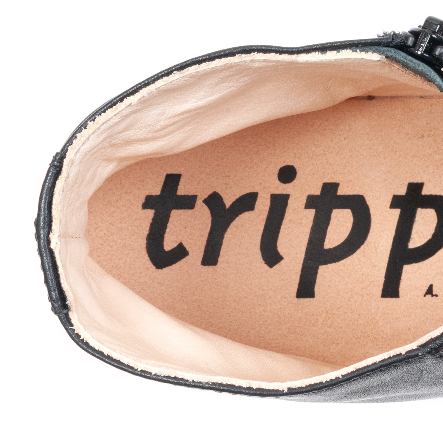 [trippen] Runner m ( black-sat )