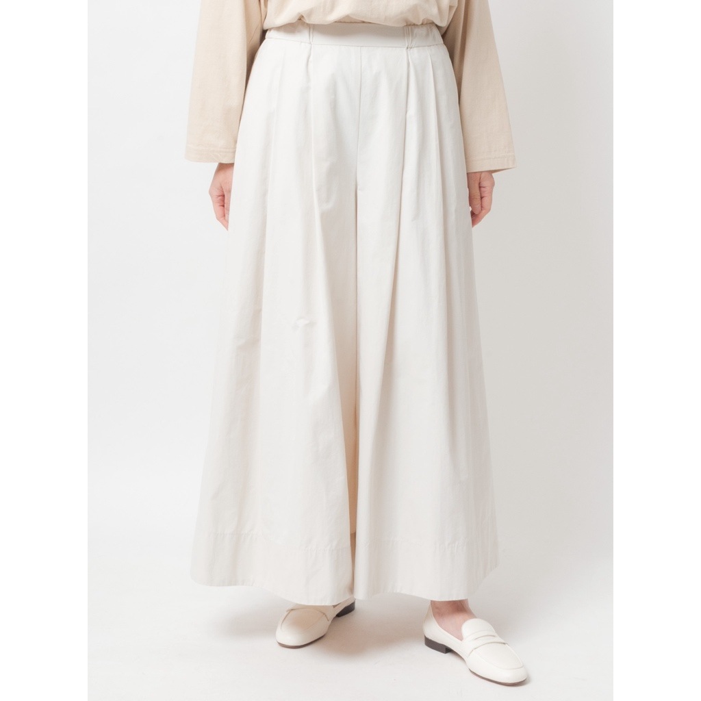 [Harriss] Tucked and Gathered Culotte Pants