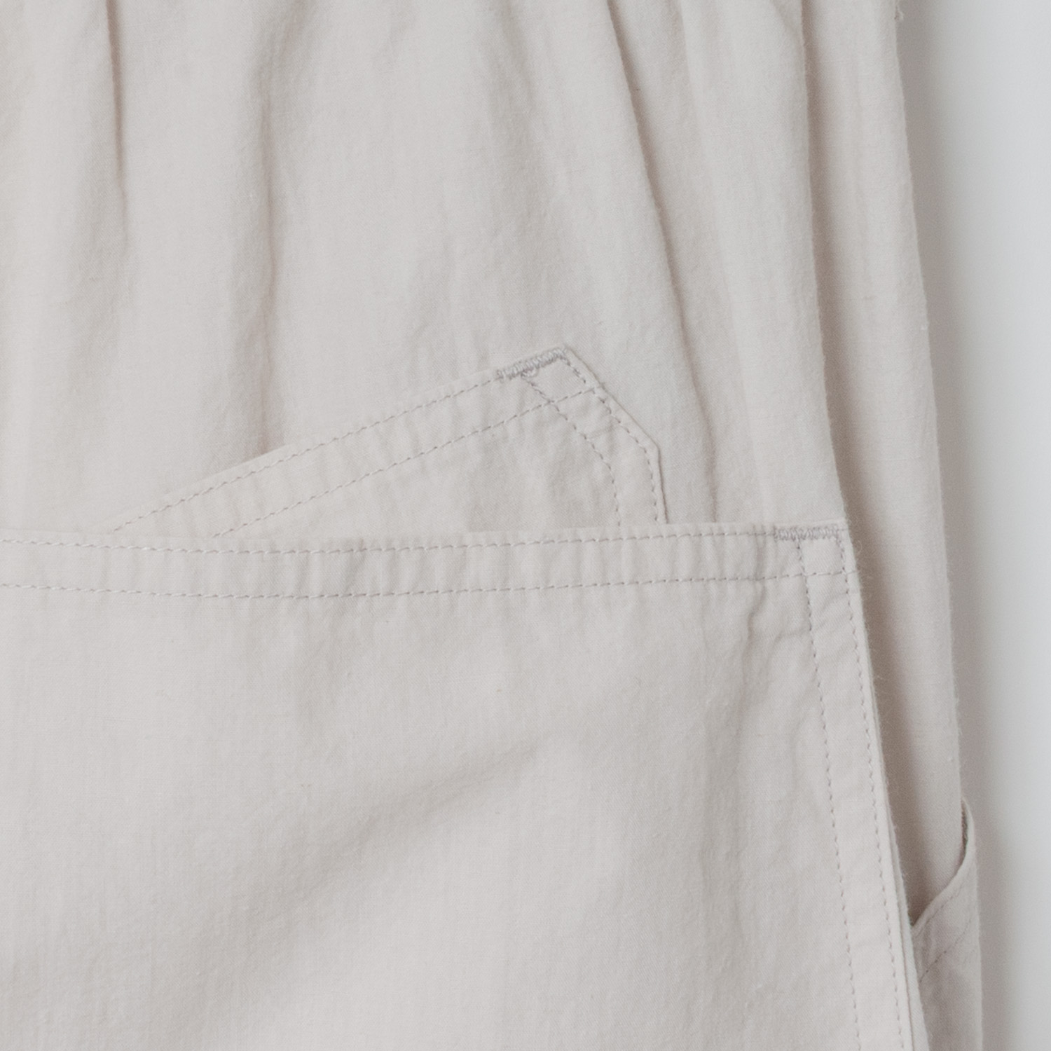 [RaPPELER] One-Tuck Wide-Leg Pants_Off white(02)