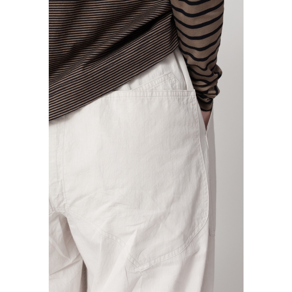 [RaPPELER] One-Tuck Wide-Leg Pants_Off white(02)
