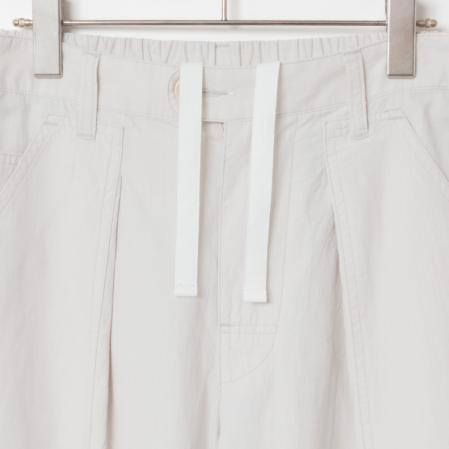 [RaPPELER] One-Tuck Wide-Leg Pants_Off white(02)
