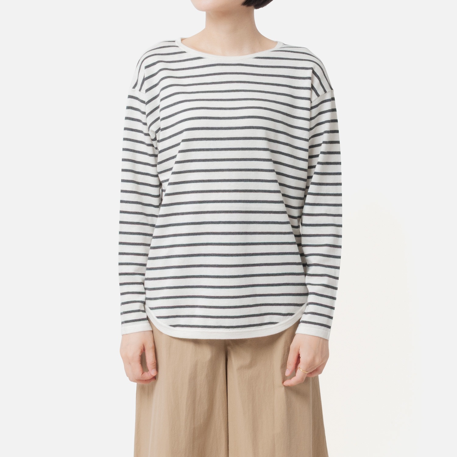 [Harriss] Cotton Cashmere Scarf and Pullover