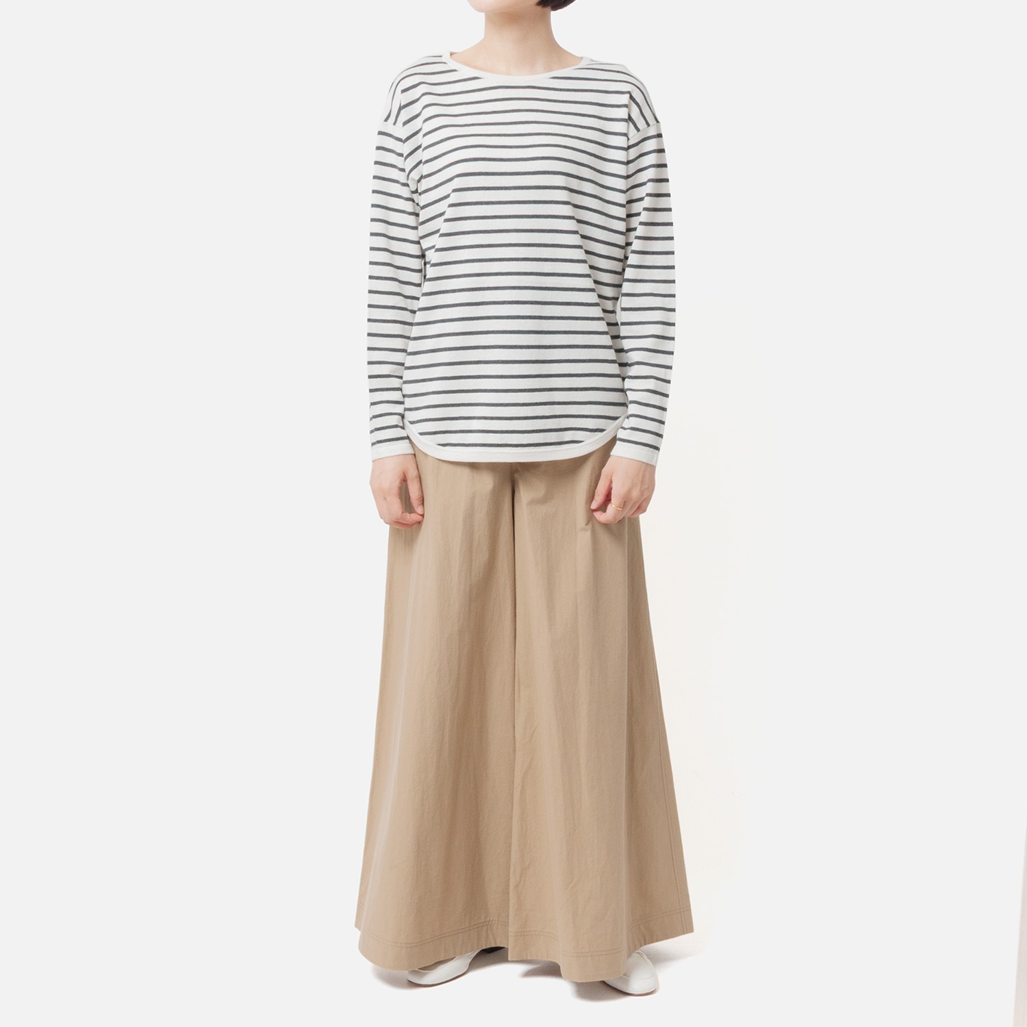 [Harriss] Cotton Cashmere Scarf and Pullover