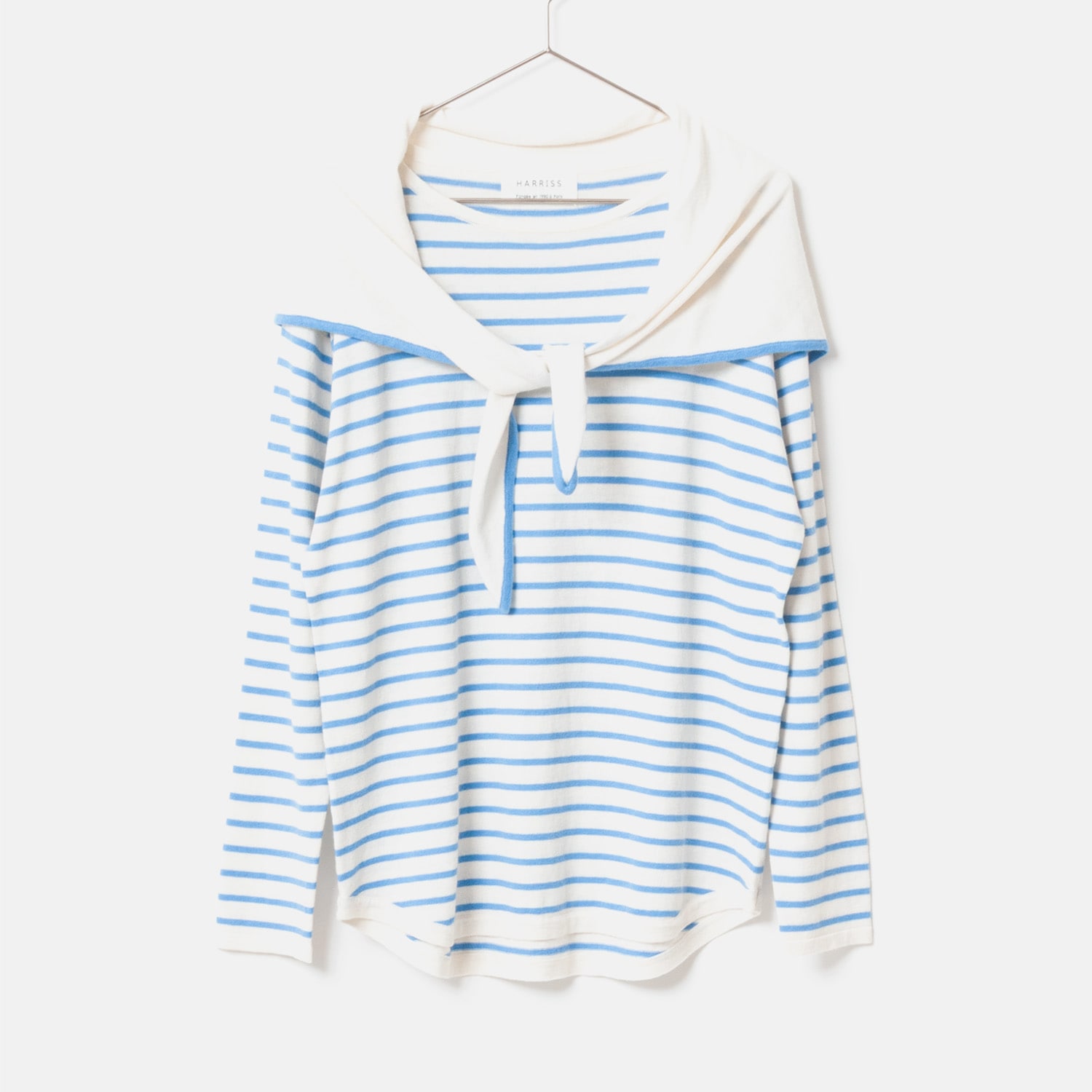 [Harriss] Cotton Cashmere Scarf and Pullover