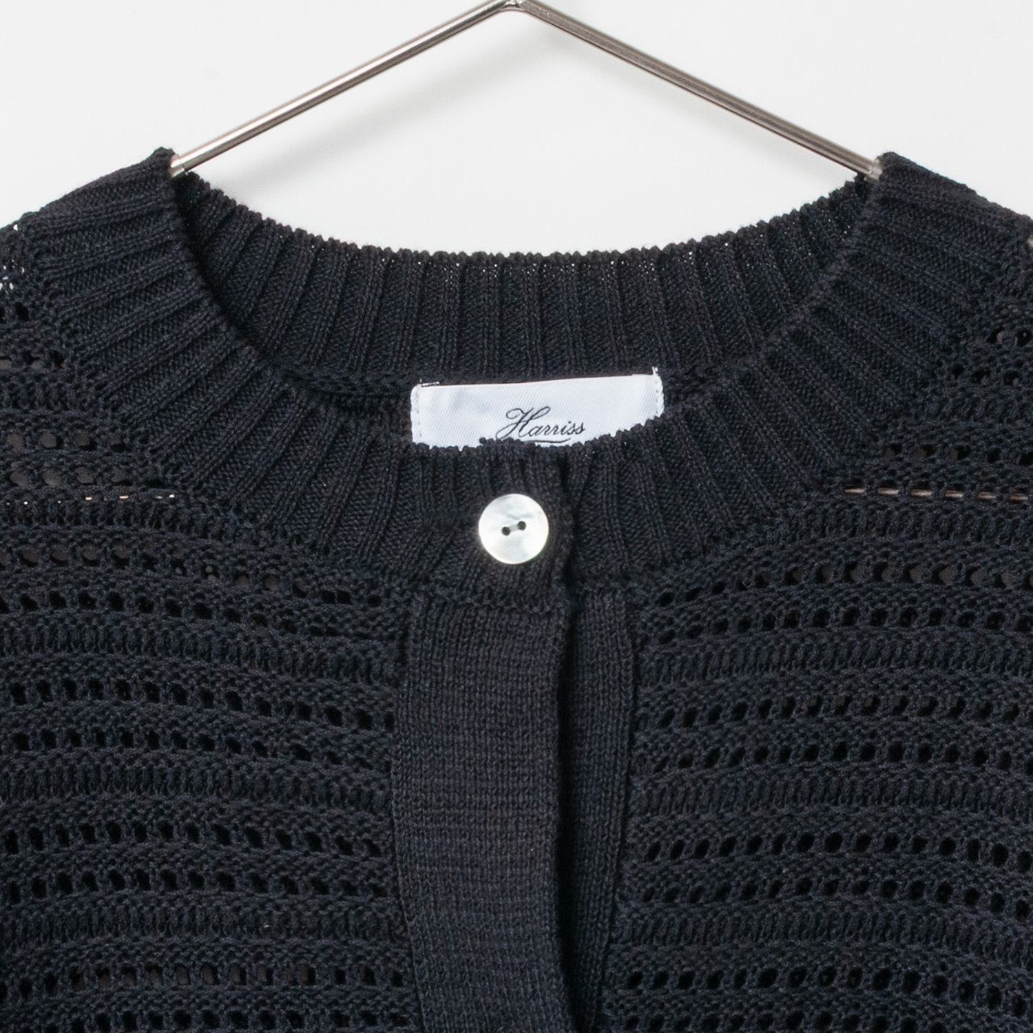 [Harriss] Openwork Knit Cardigan