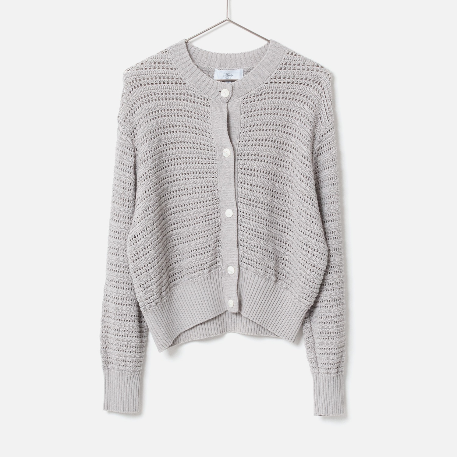 [Harriss] Openwork Knit Cardigan