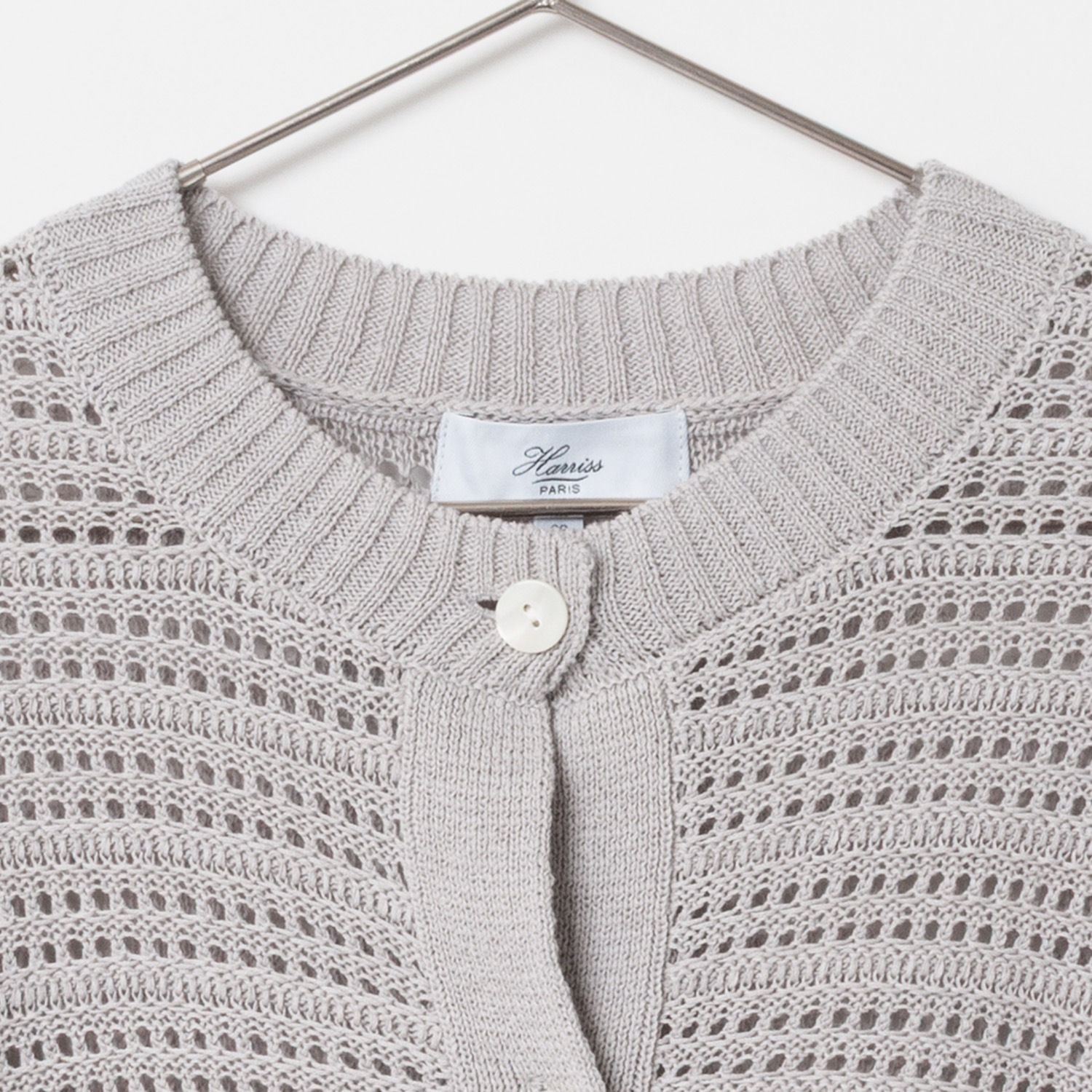 [Harriss] Openwork Knit Cardigan