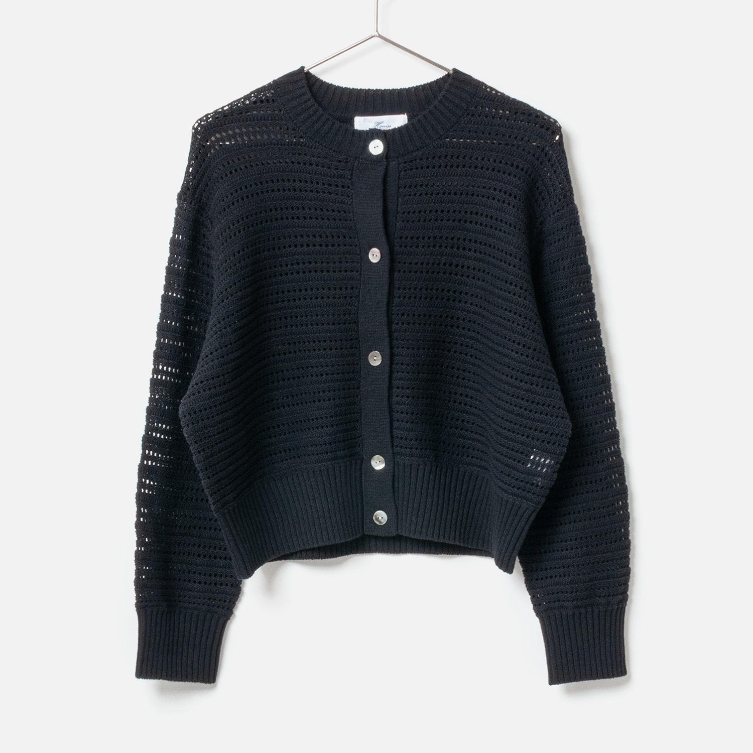 [Harriss] Openwork Knit Cardigan
