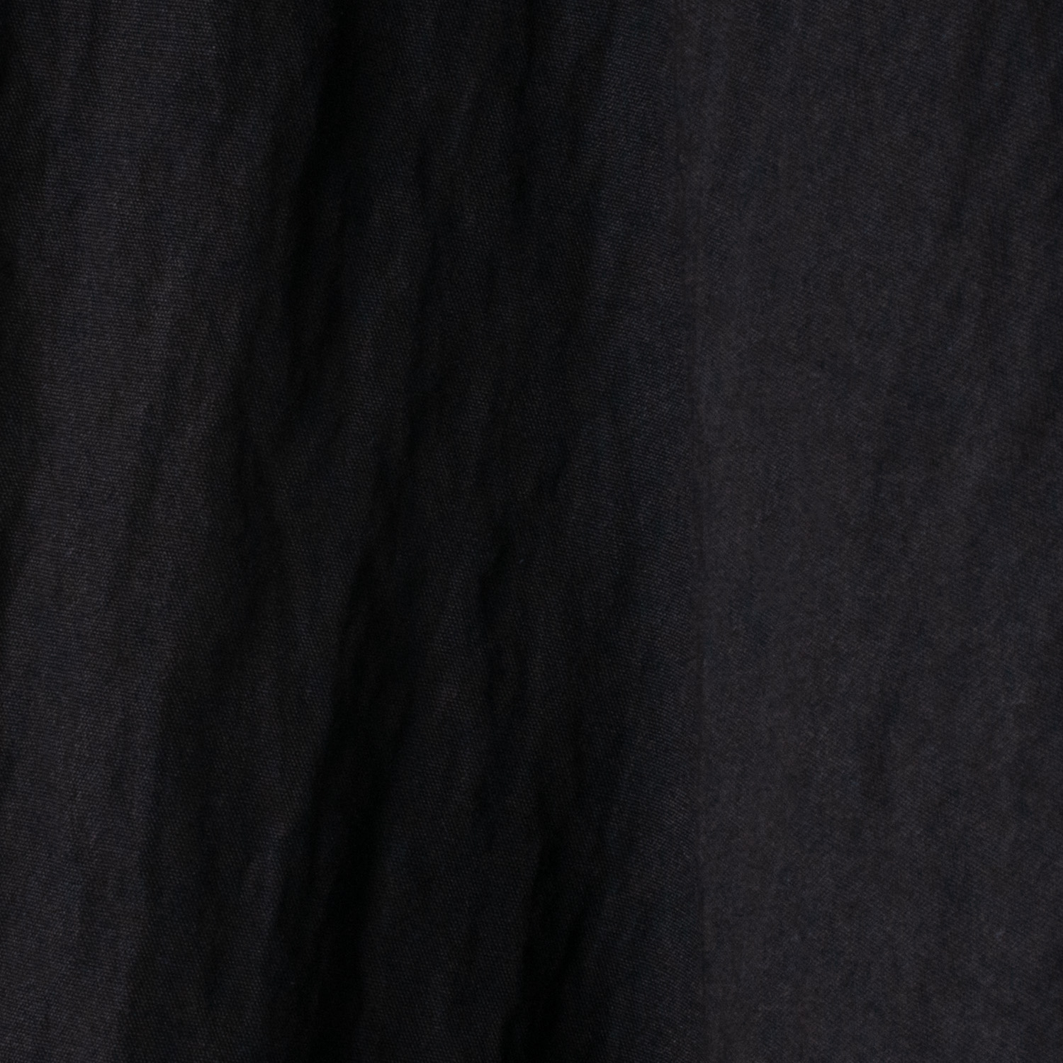 [Harriss] Irregular Hem Band Collar Blouse_Black(80)