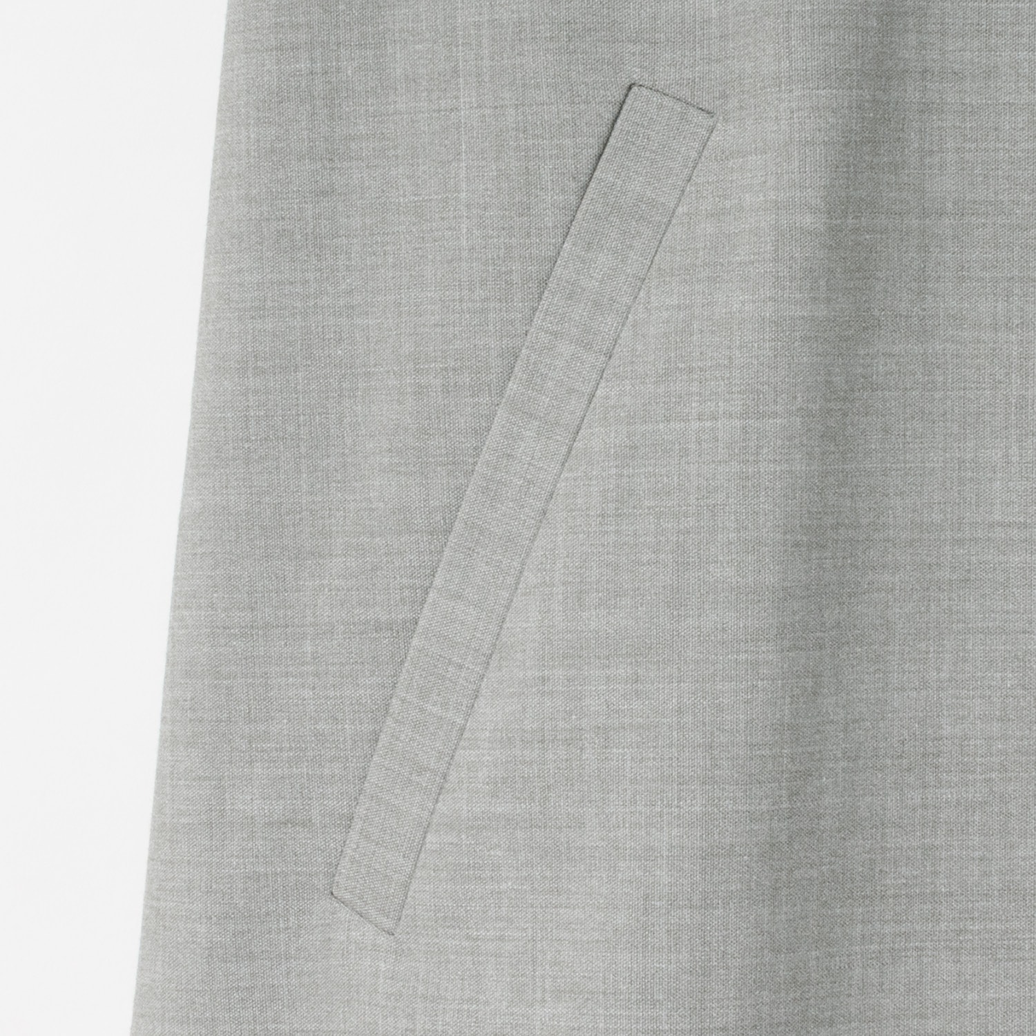 [Harriss] Collarless Gilet_Light gray(83)