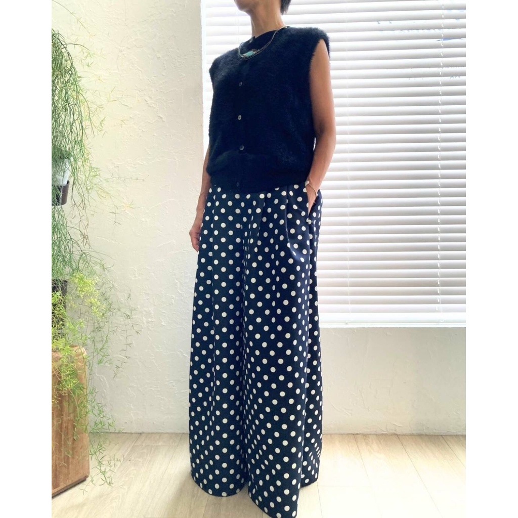 [Harriss] Feather Knit Vest