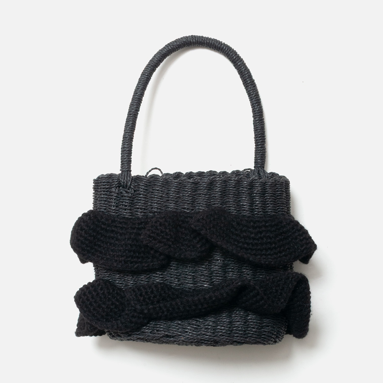 [Harriss] Knit basket bag