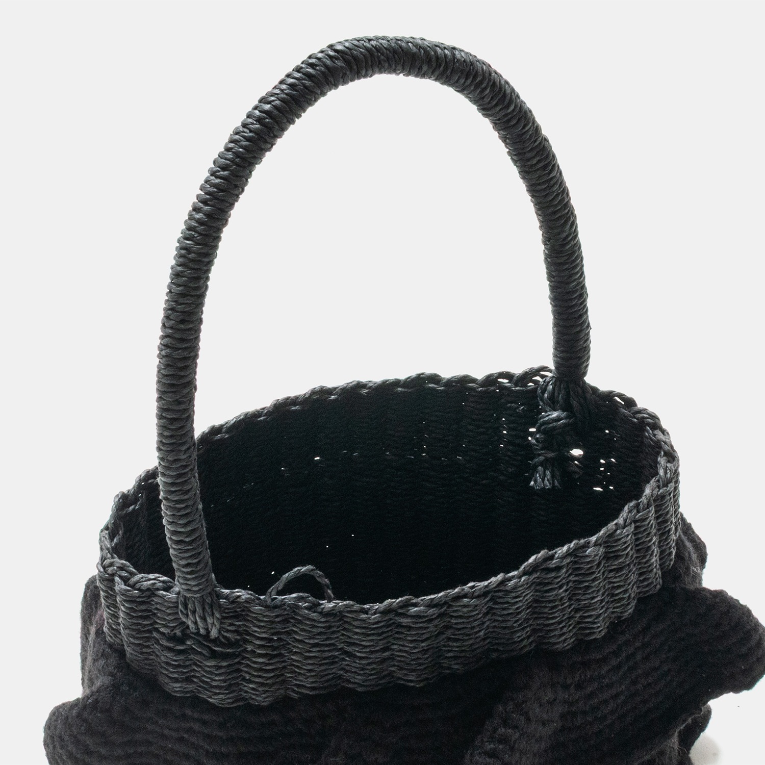 [Harriss] Knit basket bag