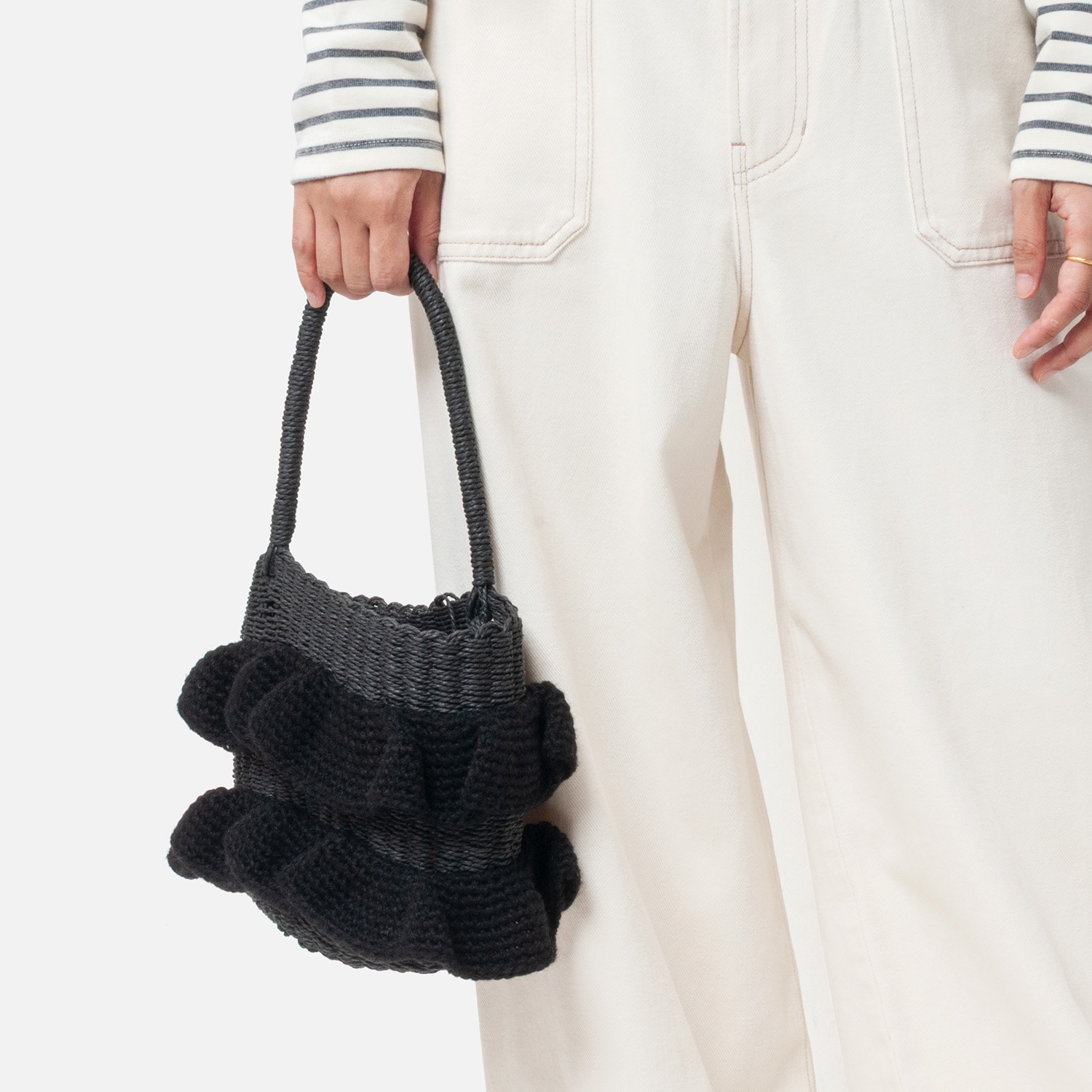 [Harriss] Knit basket bag