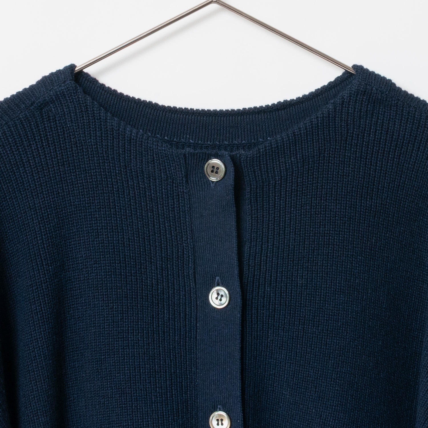 [Harriss] Feather Sleeve Knit Pullover