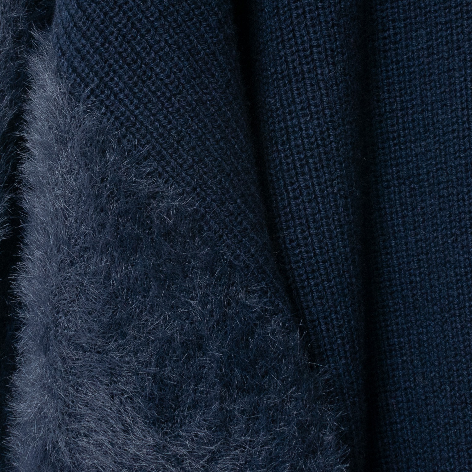 [Harriss] Feather Sleeve Knit Pullover