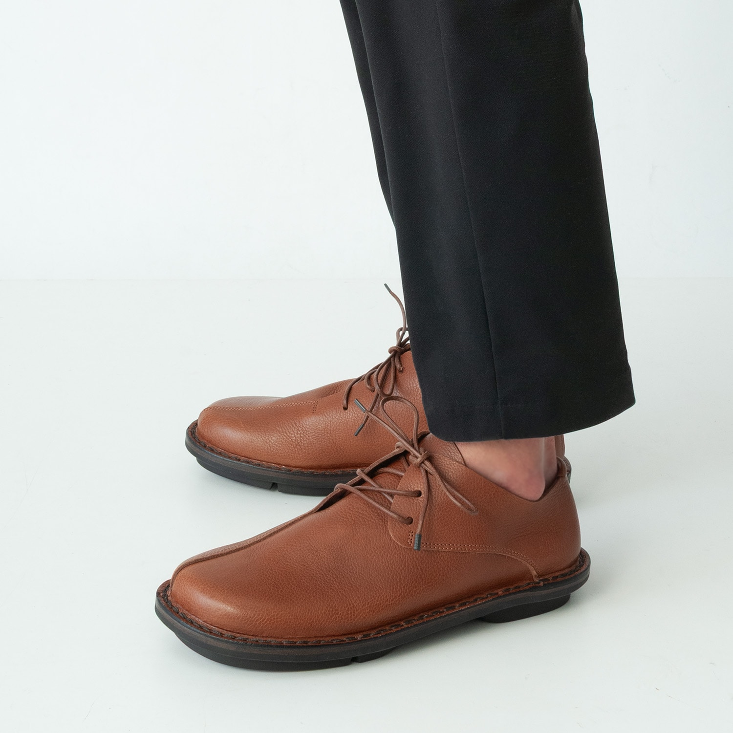 [trippen] Gangster-Low m ( brown-waw )