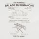[le ciel de HARRISS] Original Print T-shirt_BALADE DU DIMANCHE_Off white(02)