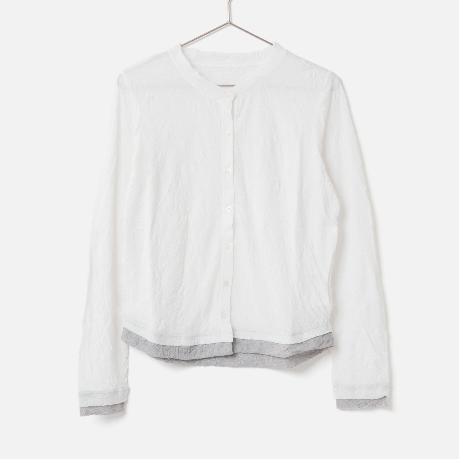 [Harriss] Washer pleated cardigan