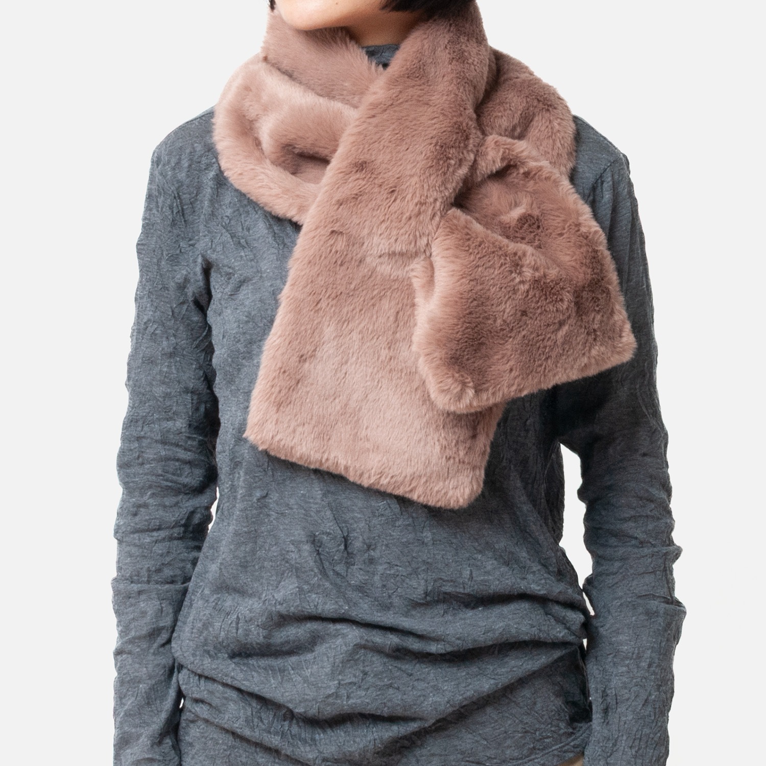 [Harriss] Eco-fur tippet_medium