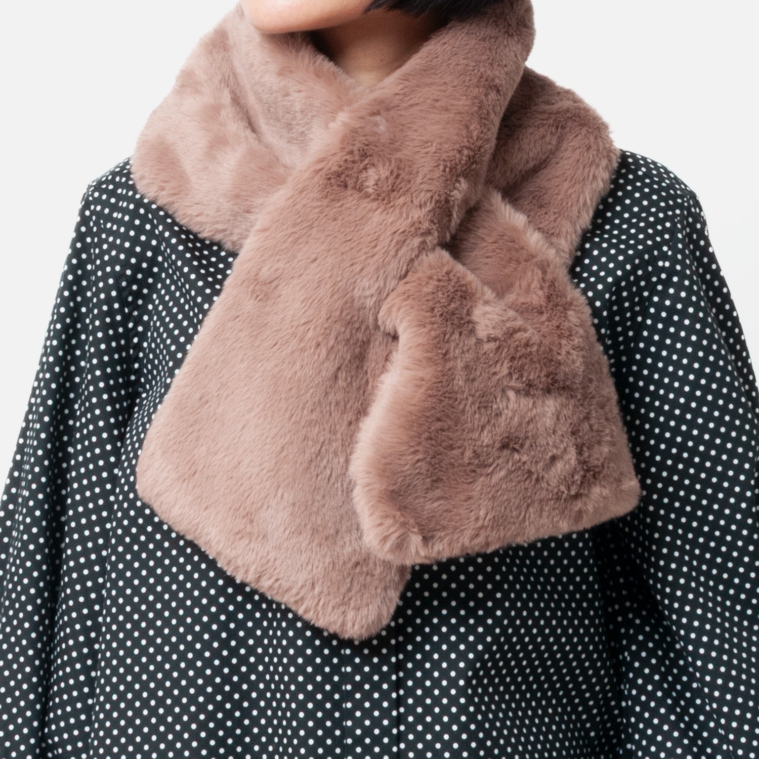 [Harriss] Eco-fur tippet_medium