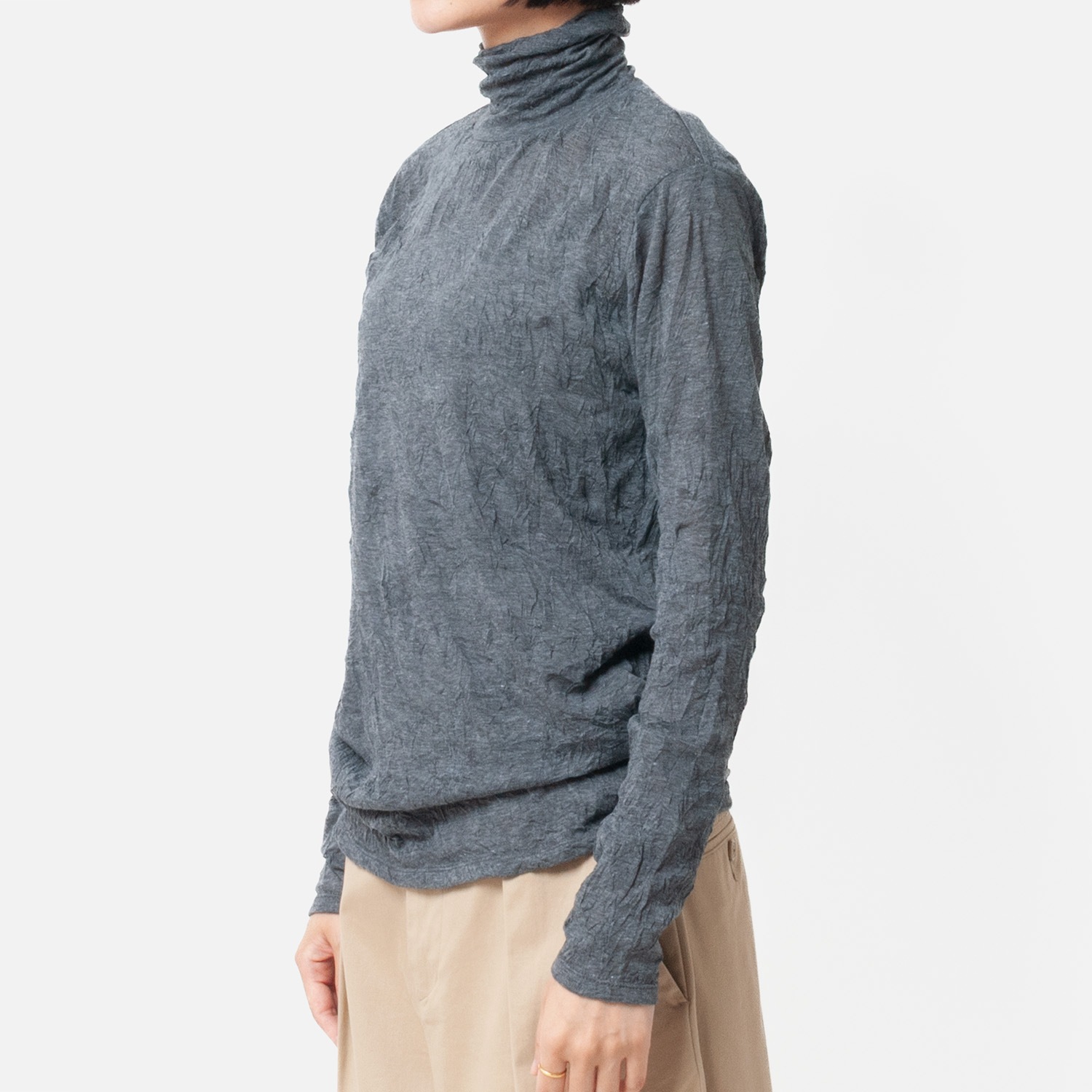 [Harriss] Washer Pleated Soft Turtle