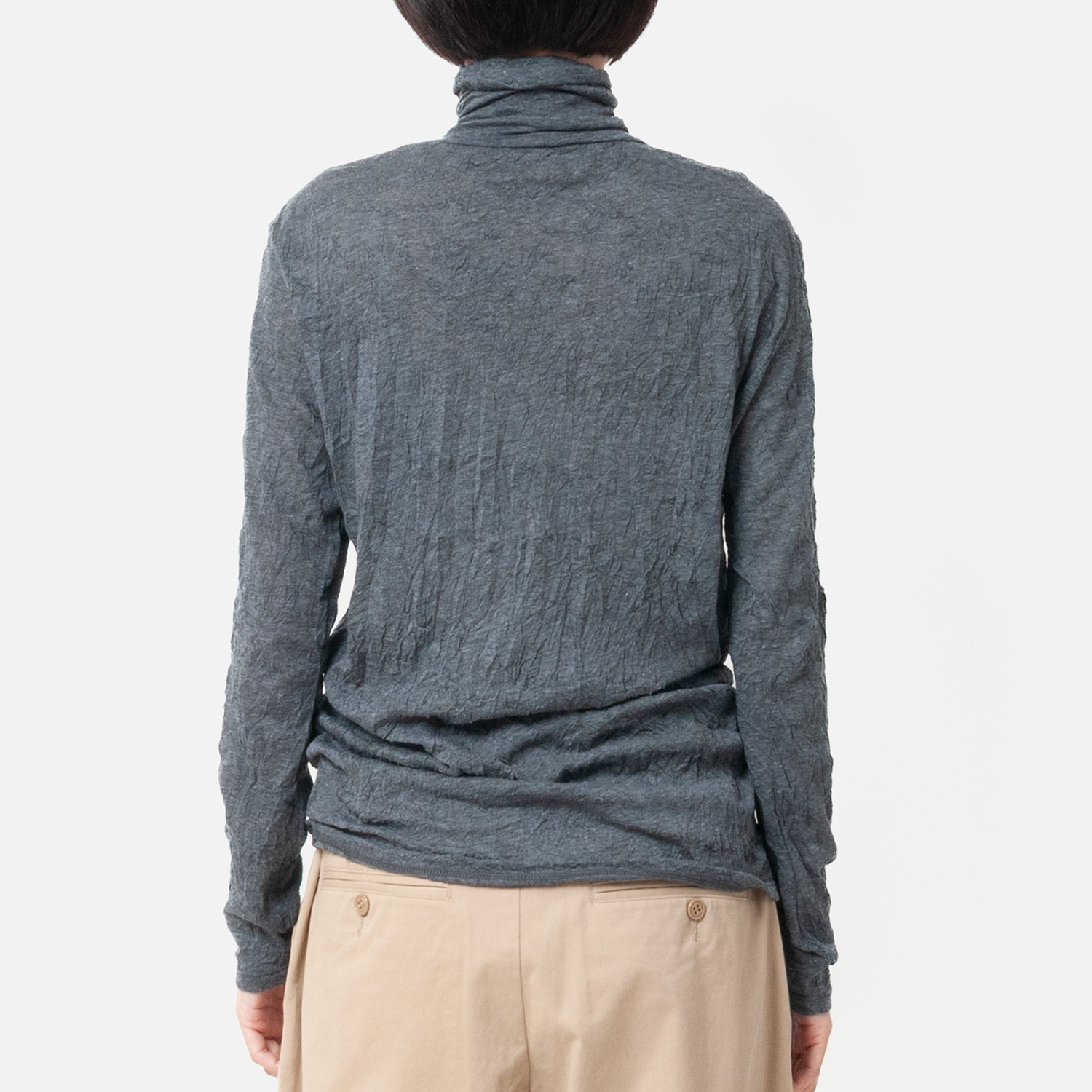 [Harriss] Washer Pleated Soft Turtle