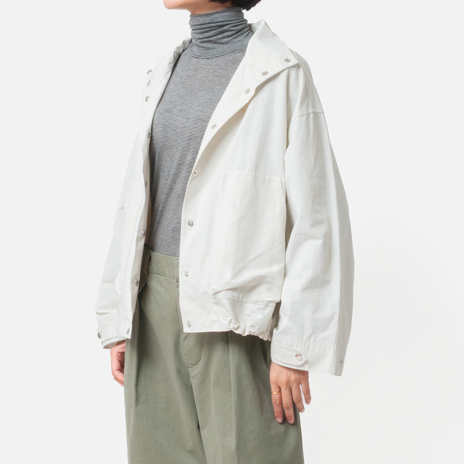 [Harriss] Stand-up collar jacket