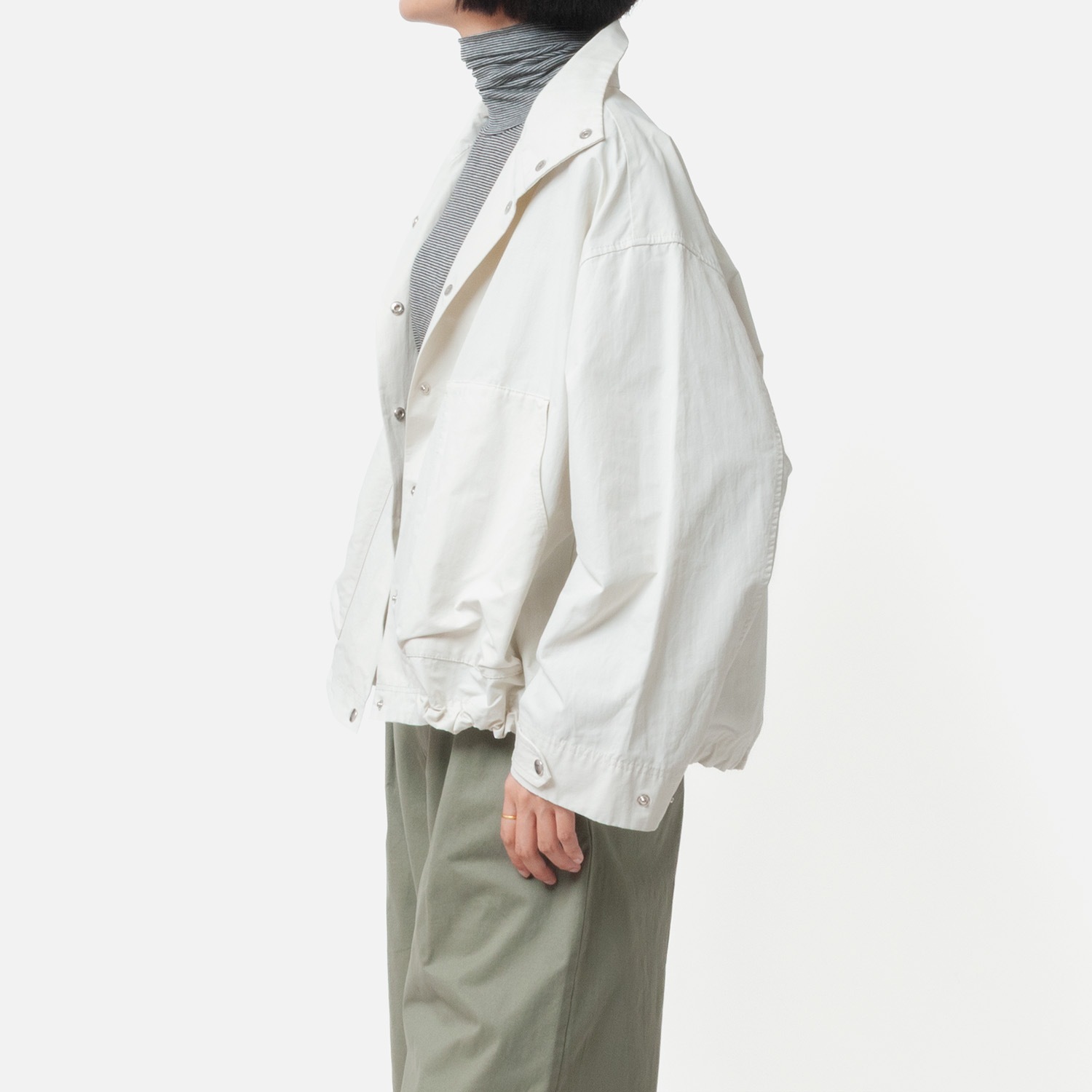 [Harriss] Stand-up collar jacket