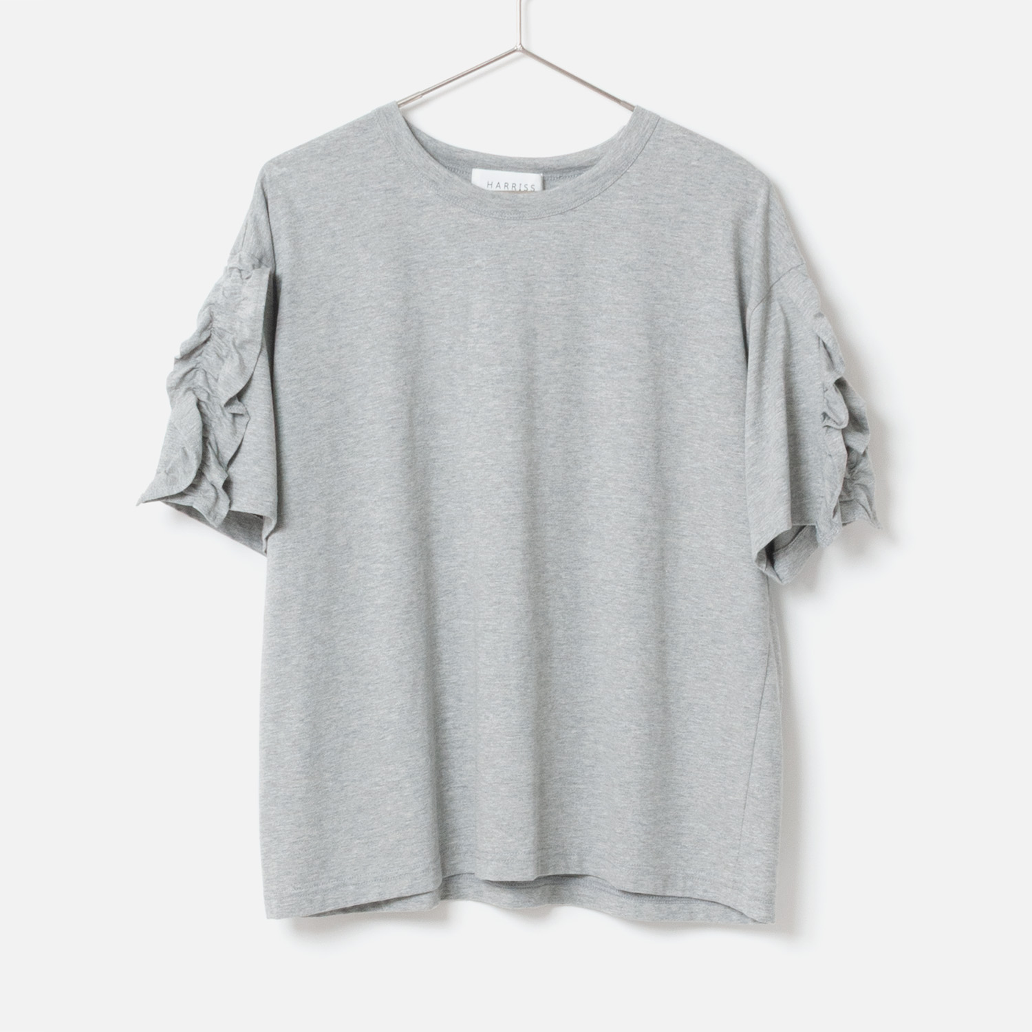 [Harriss] Ruffle Sleeve T-Shirt
