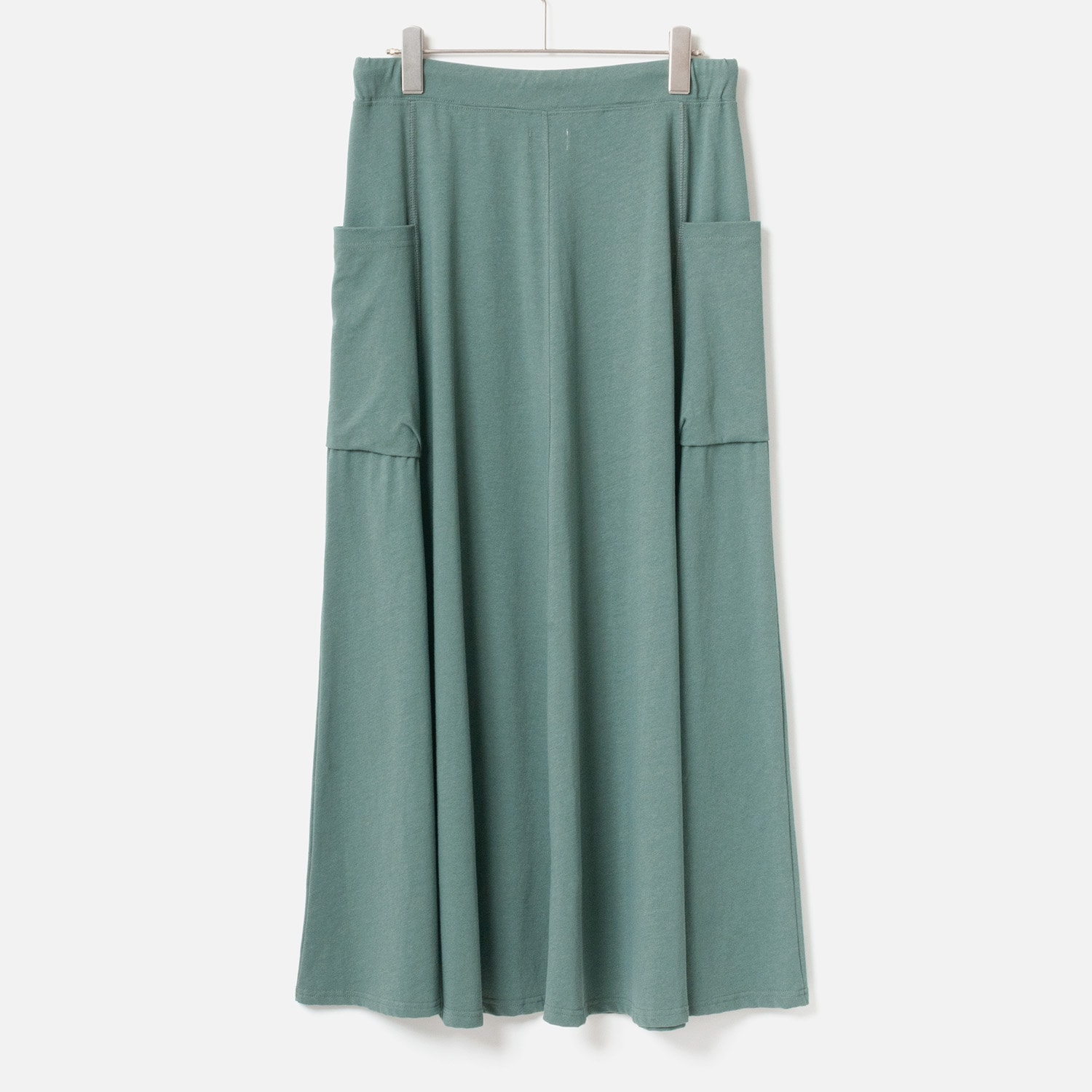 [RaPPELER] maxi length skirt_Light green(33)