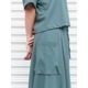 [RaPPELER] maxi length skirt_Light green(33)