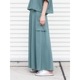 [RaPPELER] maxi length skirt_Light green(33)