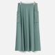 [RaPPELER] maxi length skirt_Light green(33)