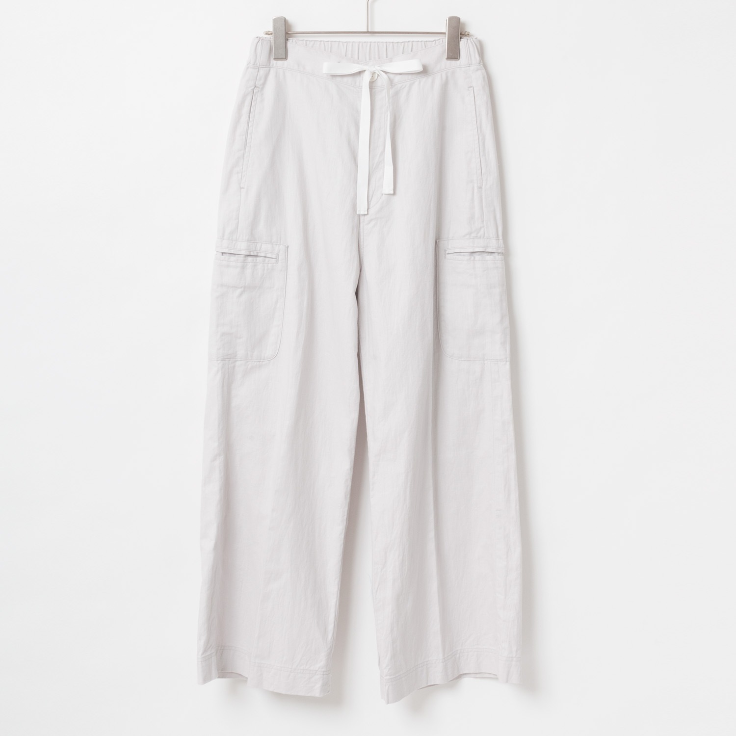 [Harriss] Cotton linen casual wide straight pants
