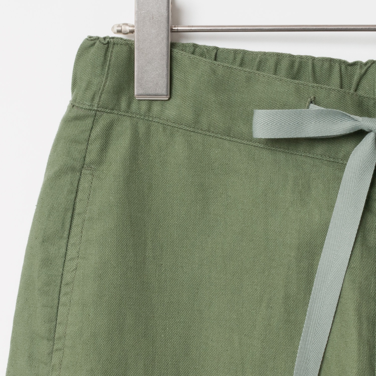 [Harriss] Cotton linen casual wide straight pants