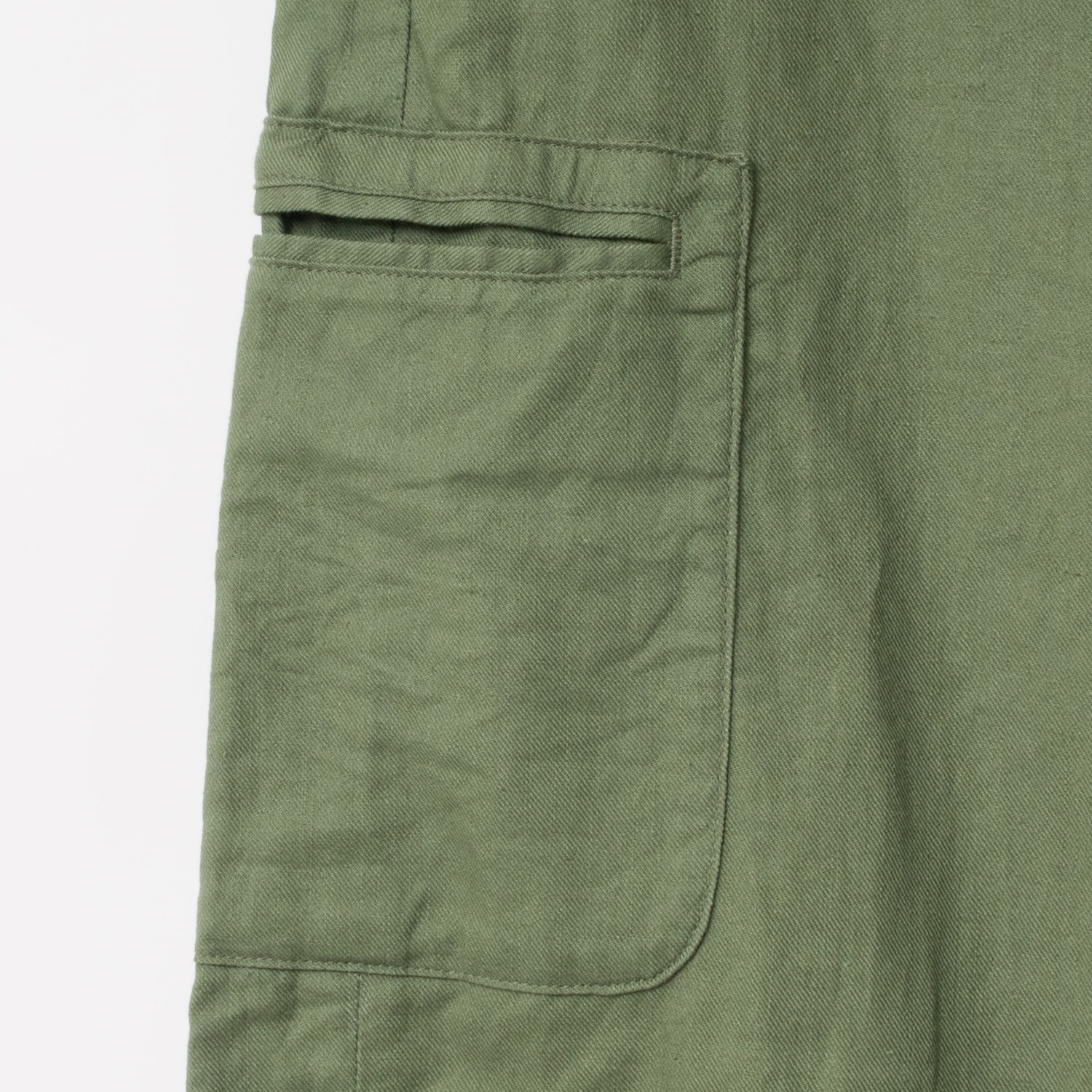 [Harriss] Cotton linen casual wide straight pants
