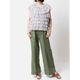 [Harriss] Cotton linen casual wide straight pants