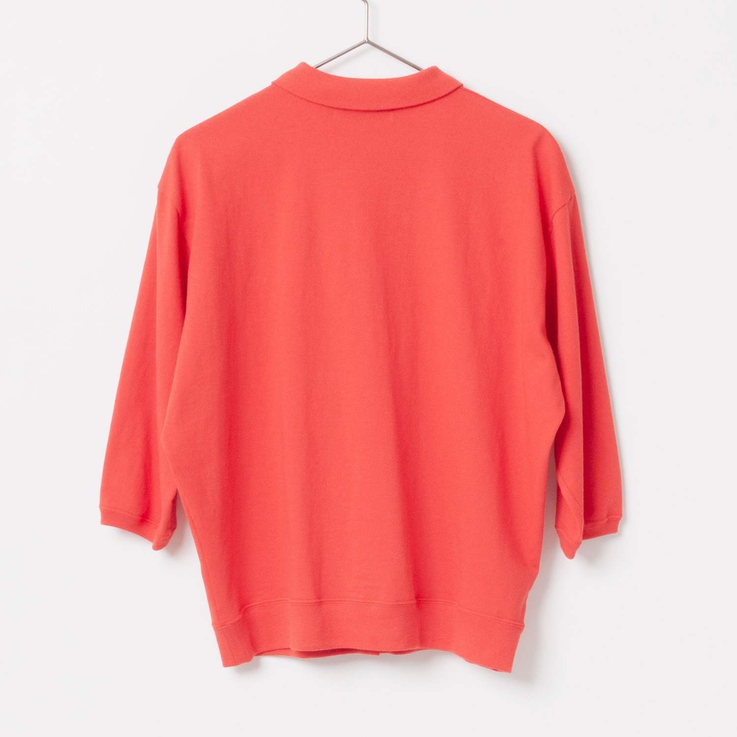 [Harriss] Half sleeve collared cardigan