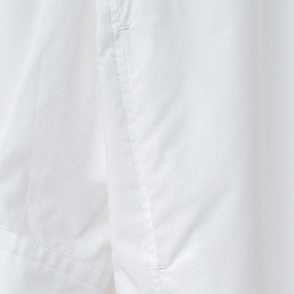 [Harriss] Band-collar long shirt_Off white(02)