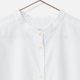 [Harriss] Band-collar long shirt_Off white(02)