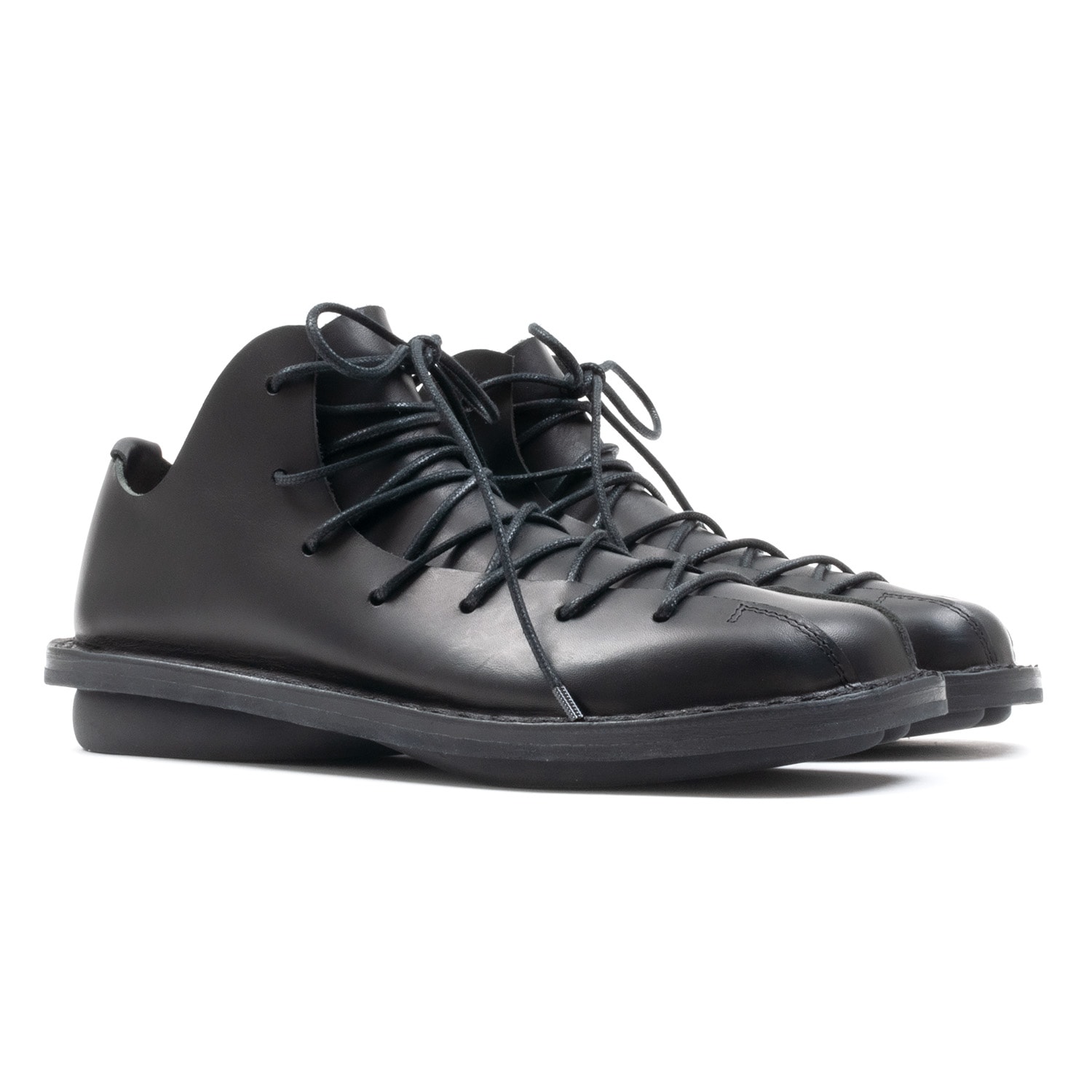 [trippen] Tyler f ( black-wax )