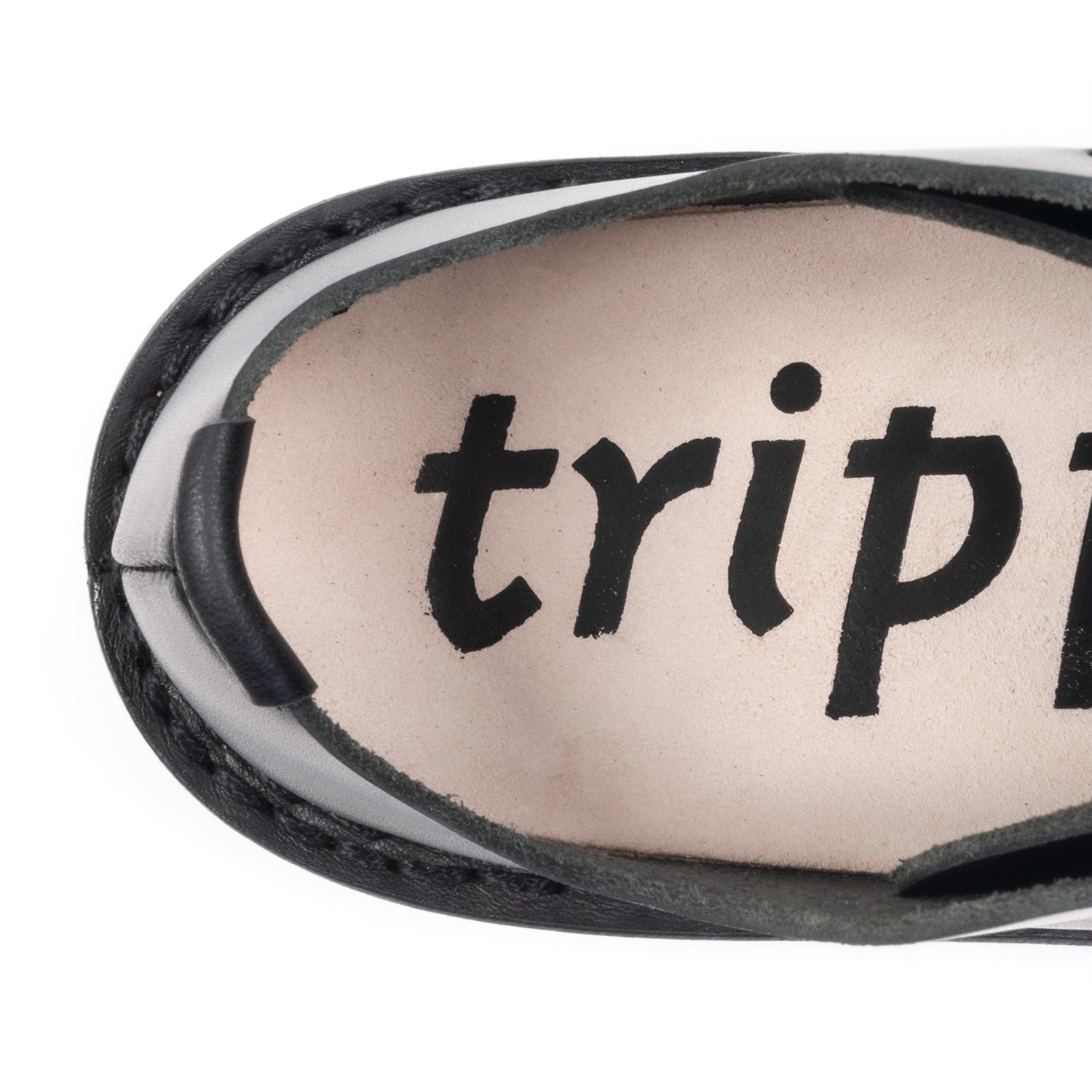 [trippen] Tyler f ( black-wax )