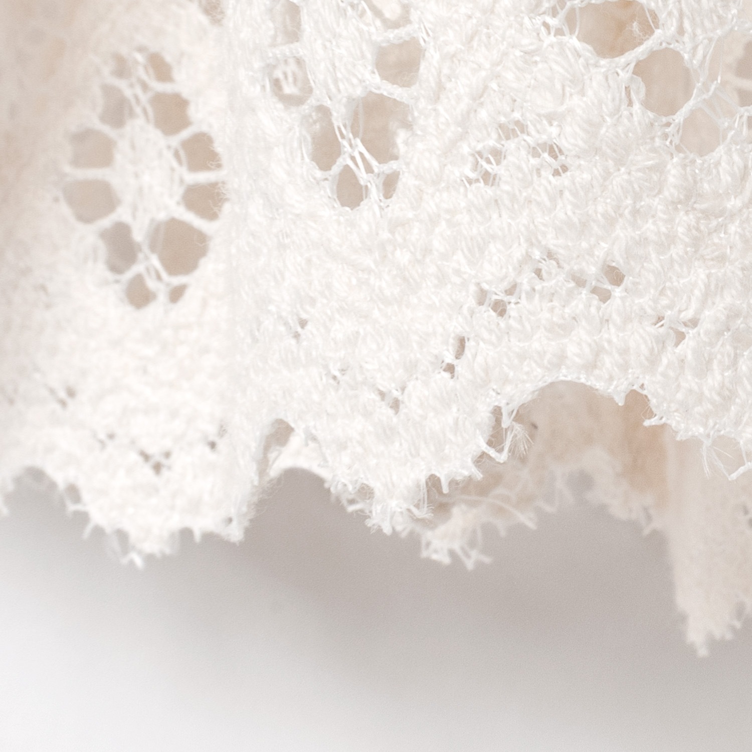 [Harriss �� Keiko Okamoto] Organic Cotton Ruffle Lace Blouse_Ecru(03)