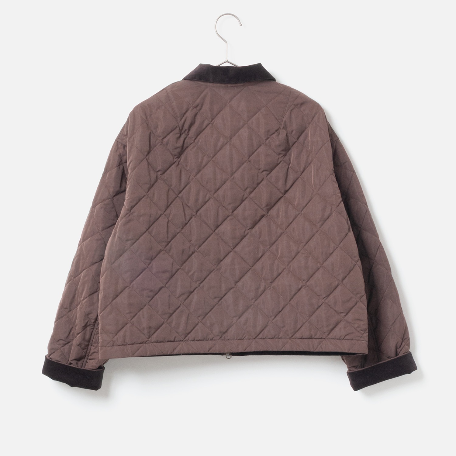 [le ciel de HARRISS] Quilted Outdoor Jacket_Brown(71)